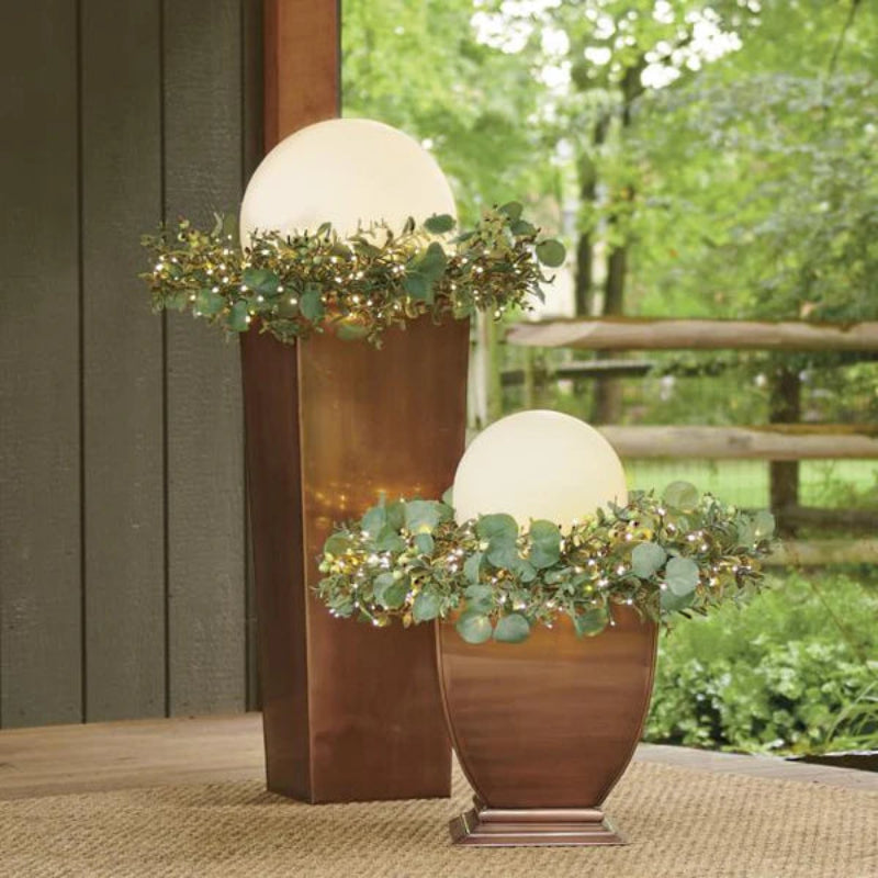 Luces solares impermeables en forma de esfera para jardín — Lámparas esféricas para exteriores