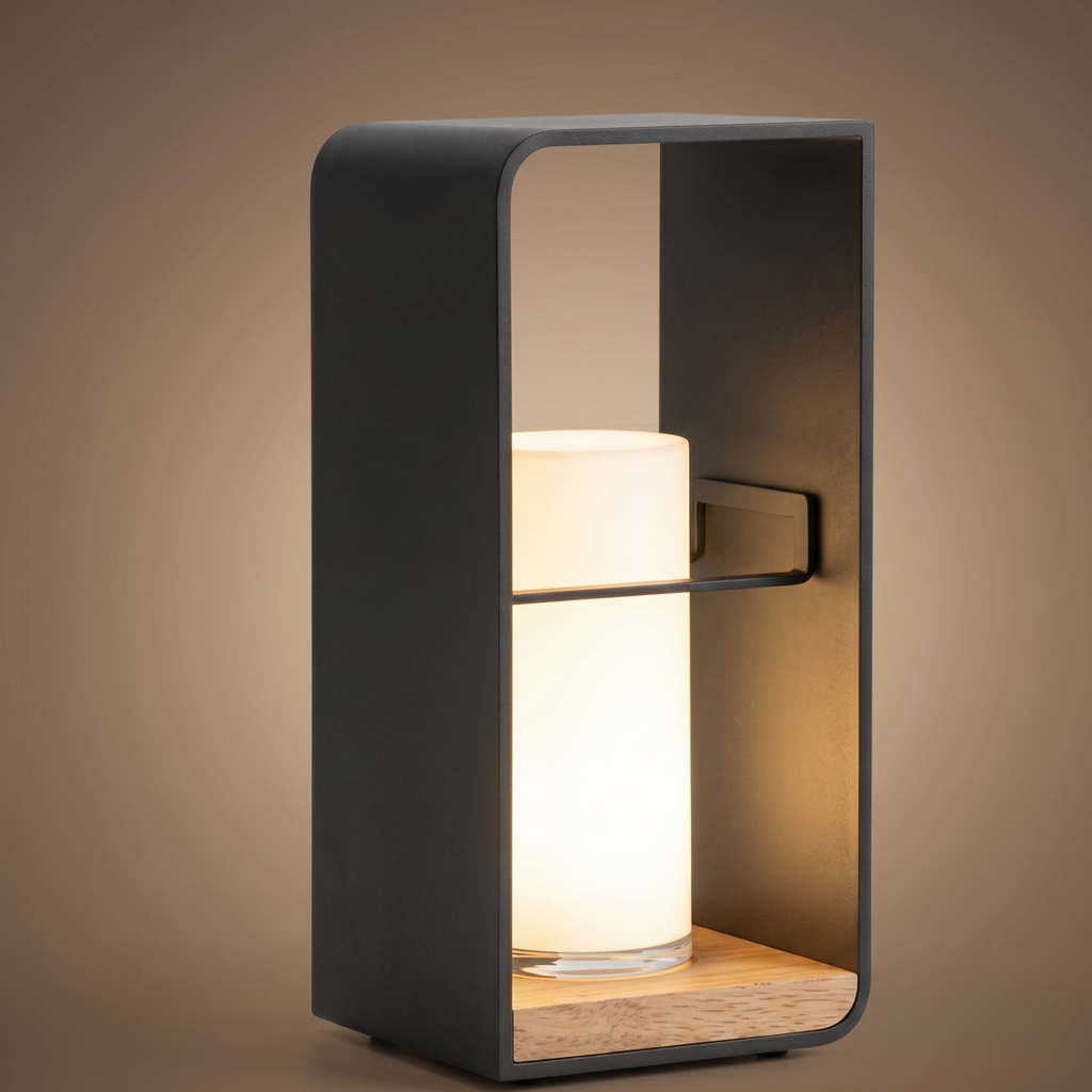 Modern Solar-Powered Outdoor Path Light -- Candle-Style for Garden - Flindria