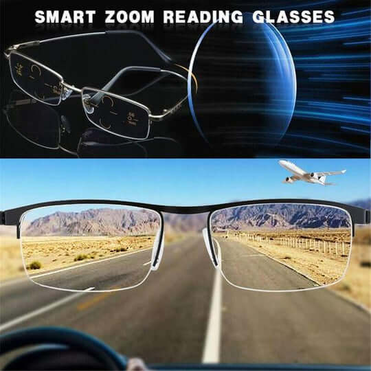 German Smart Progressive Glasses — Rapid Color Shift, Adaptive Light and Distance Lenses