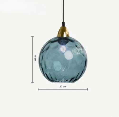 Lumisphere pendellampa i glas med kulform - elegant hängande lampa