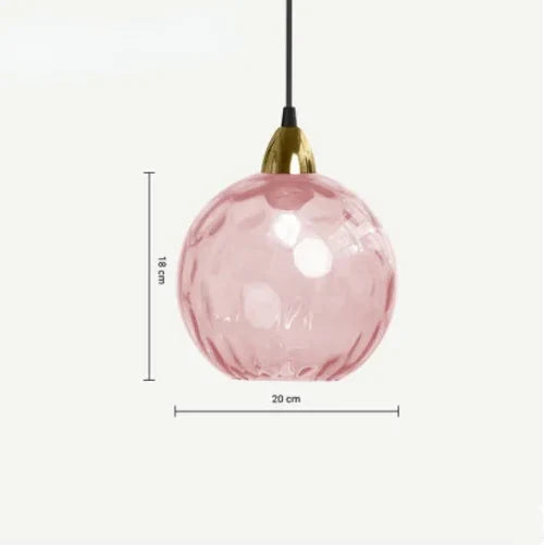 Lumisphere pendellampa i glas med kulform - elegant hängande lampa