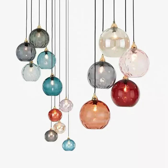 Lumisphere pendellampa i glas med kulform - elegant hängande lampa