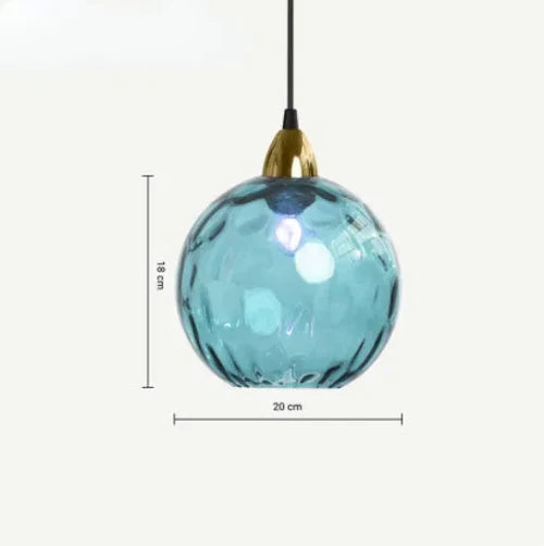 Lumisphere pendellampa i glas med kulform - elegant hängande lampa