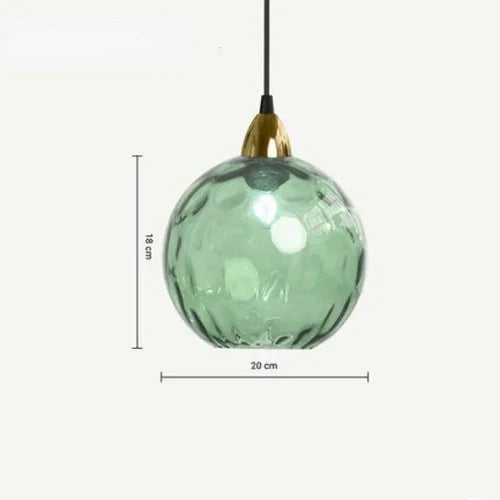 Lumisphere pendellampa i glas med kulform - elegant hängande lampa