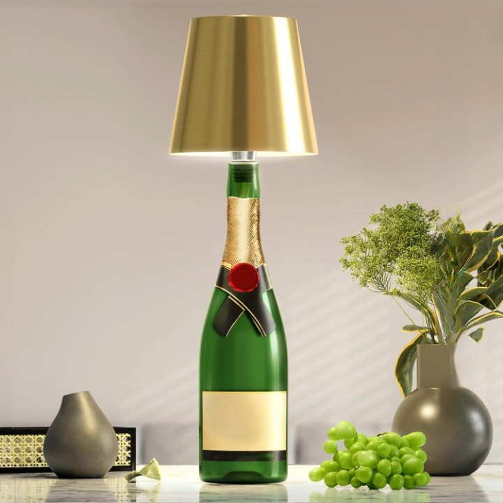 Lampada a forma di bottiglia Light — Elemento d'atmosfera con controllo touch