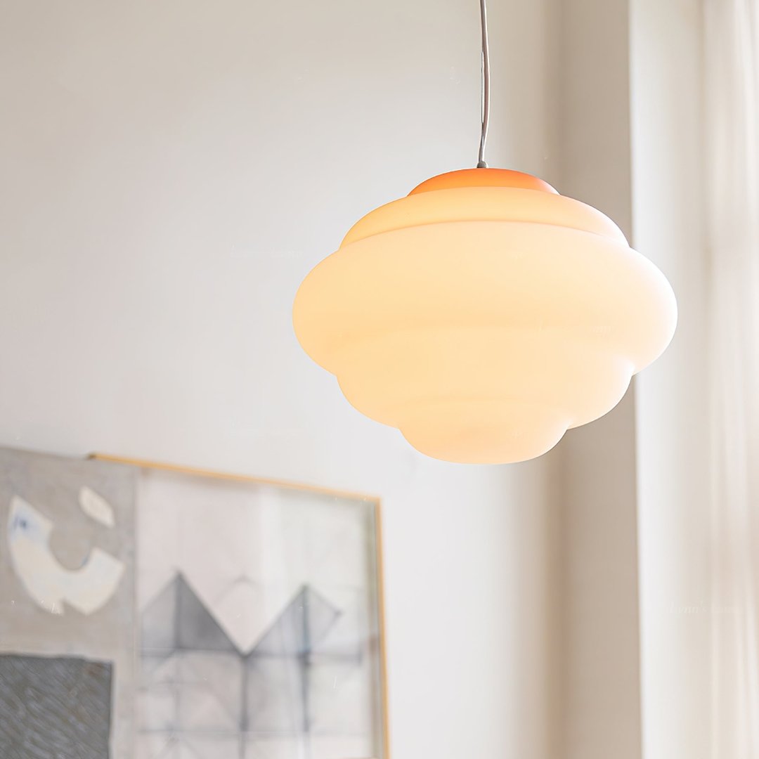 Astraea Frosted Light Glass Pendant With Soft Ambient Glow