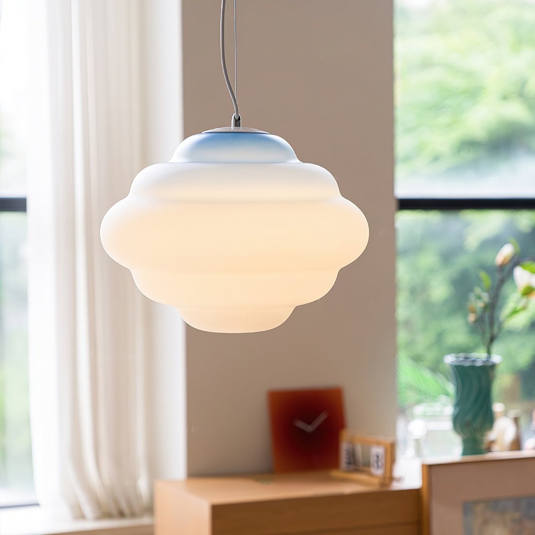 Astraea Frosted Light Glass Pendant With Soft Ambient Glow