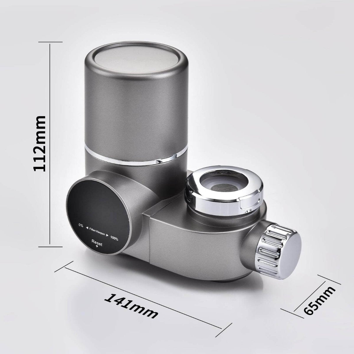 ClearView LED Faucet Water Filter — Digital Display, Mineral Retention, Contaminant Removal