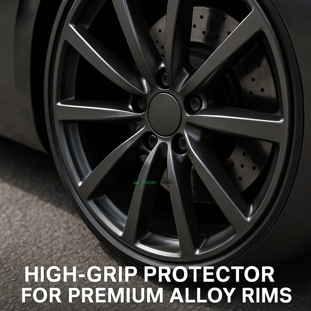 Protector de llantas de aleación VeloGuard — Protección contra impactos y rozaduras en bordillos