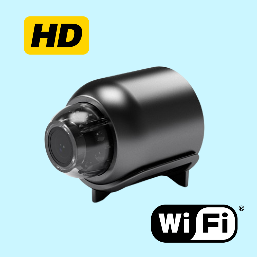 NovaGuard 1080P mini WiFi bezpečnostní kamera — vodotěsné pouzdro, noční vidění v rozsahu 160 stupňů