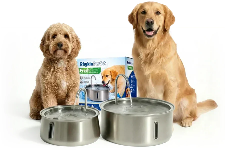 Stainless Steel Canine Hydration Station — Tiered Filtration System