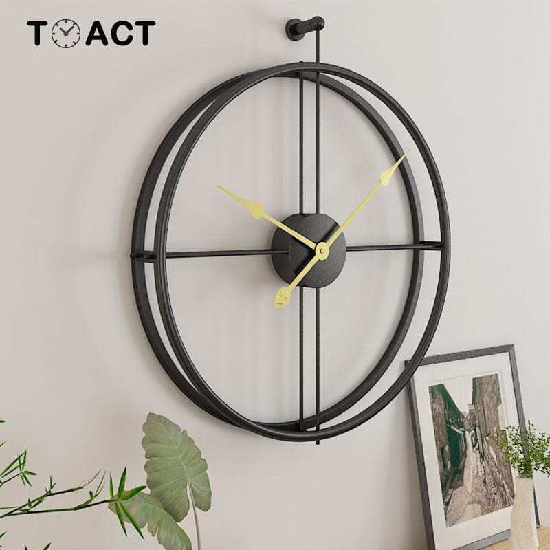Nordic Geometric Wall Clock In Luxury Style For Modern Rooms