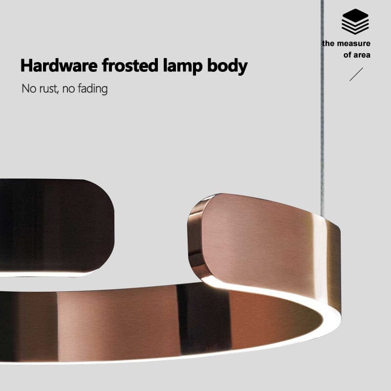 Liora Nordic Ring Chandelier With Elegant Modern Lighting