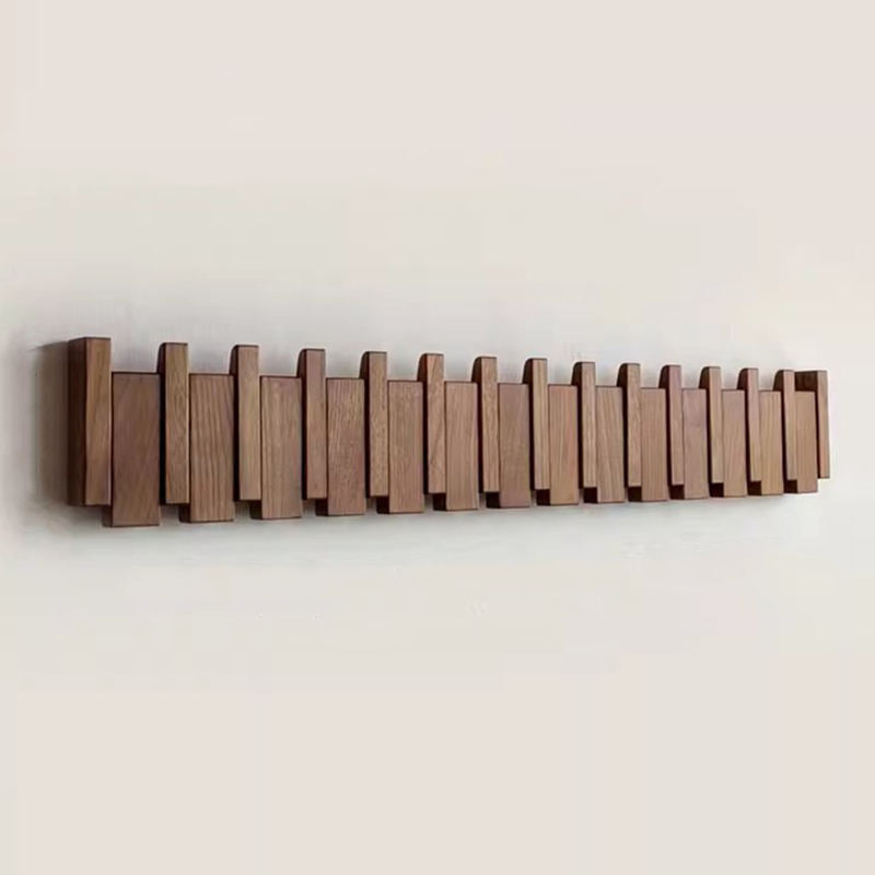Handgefertigte Klavier-Garderobe - luxuriöse Holz-Garderobe für den Eingangsbereich