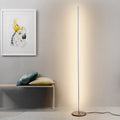 Lámpara de pie The Dahl — luz LED moderna, base redonda estable