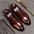 FusionFit Oxford-Herrenschuhe aus echtem Leder