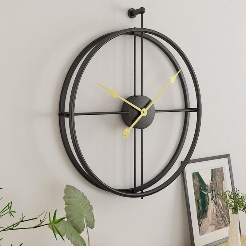Nordic Geometric Wall Clock In Luxury Style For Modern Rooms