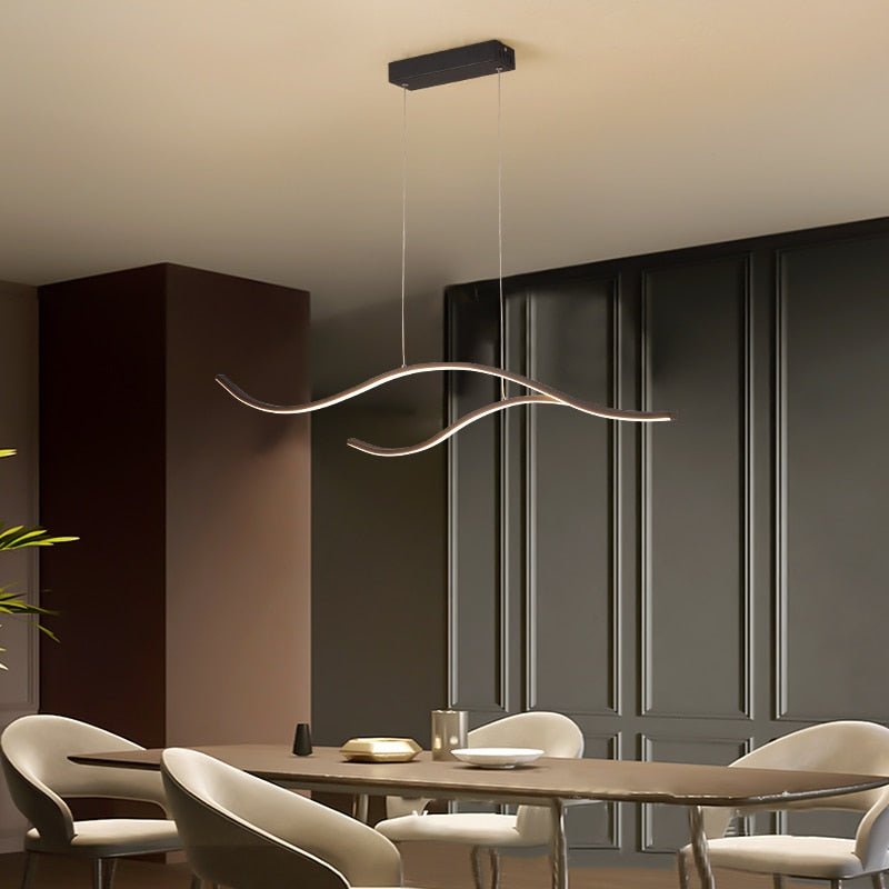 Moderne abstrakt LED-lysekrone — Moderne markant lampe