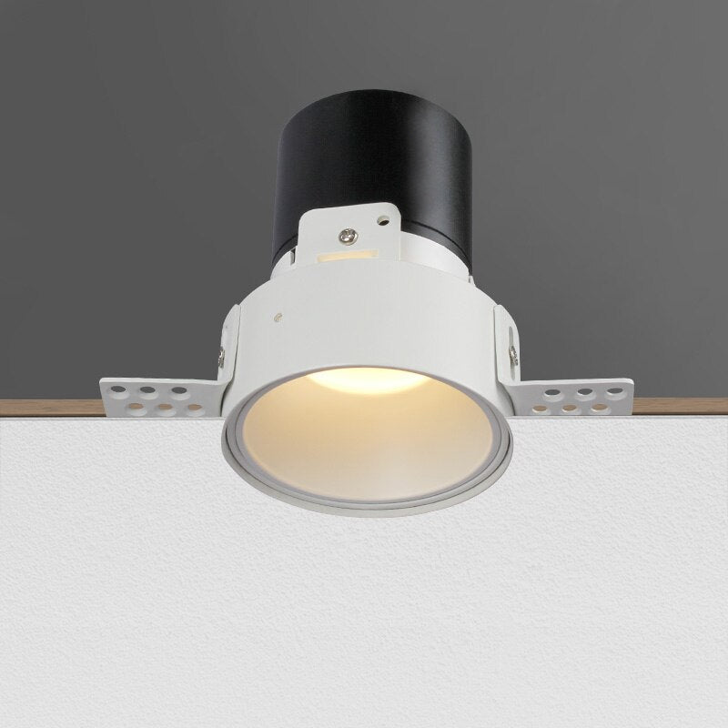 Frameless Minimalist Recessed Spotlights — Timeless Ceiling Lighting
