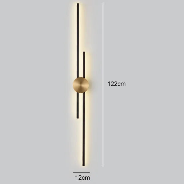 Bethnal Minimalistische Kupfer-Wandleuchte – Warm leuchtende Nachttischlampe