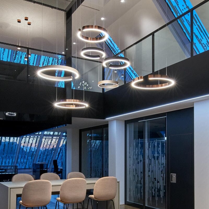 Liora Nordic Ring Chandelier With Elegant Modern Lighting