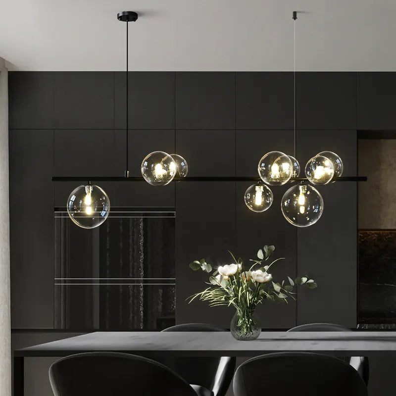 Aether Orb Kronleuchter mit nordischem minimalistischen Design für moderne Innenräume
