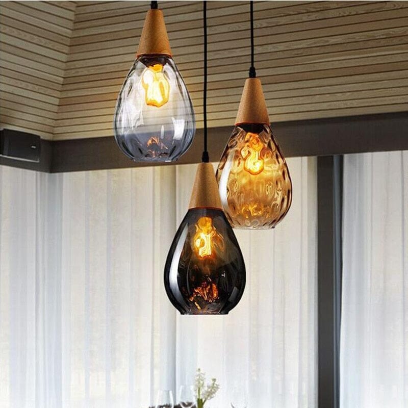 Liora Glass Hanging Light With Nordic Look For Home