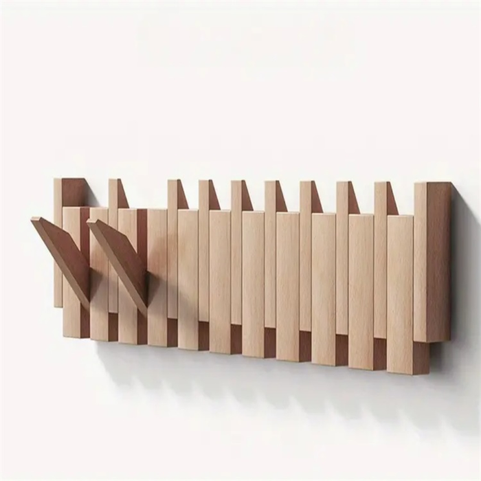 Handgefertigte Klavier-Garderobe - luxuriöse Holz-Garderobe für den Eingangsbereich