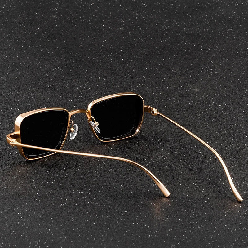 نظارات شمسية Velorum مستقطبة بطابع ستيمبانك — إطار معدني، عدسات 50mm