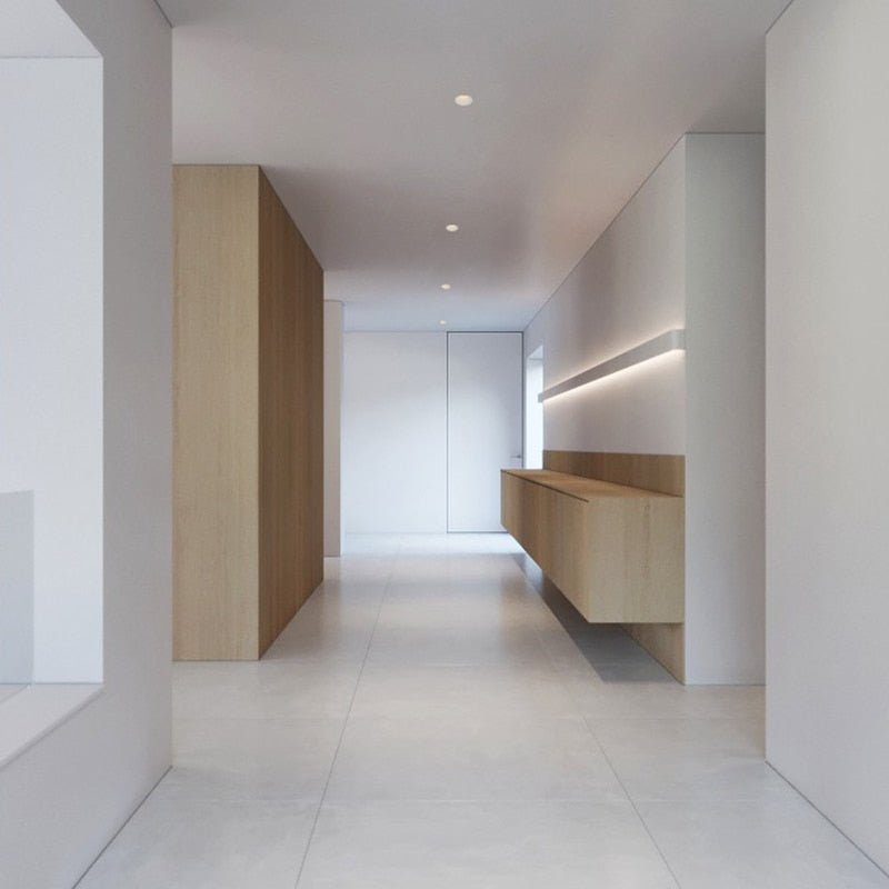 Frameless Minimalist Recessed Spotlights — Timeless Ceiling Lighting