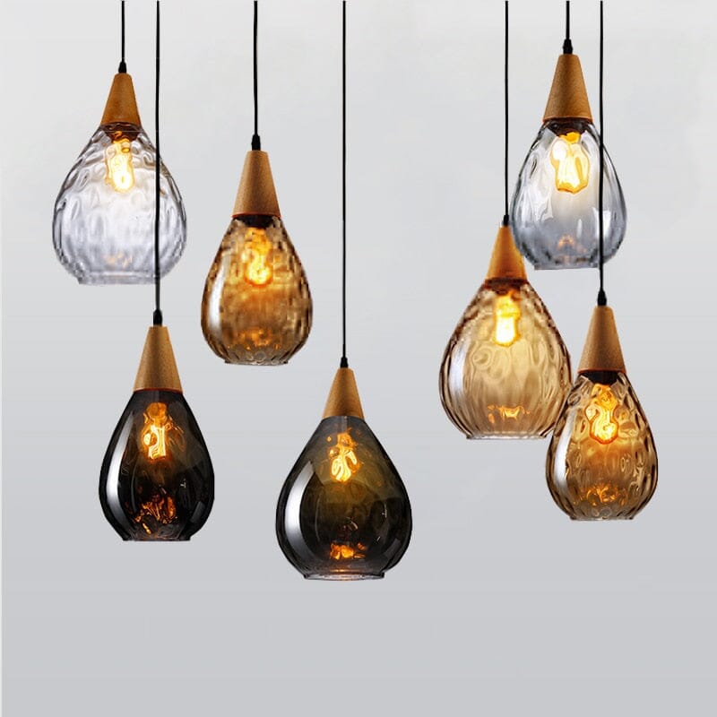 Liora Glass Hanging Light With Nordic Look For Home