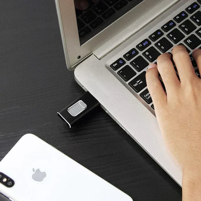 FlashDrive USB-minne för iOS, Android och bärbara datorer