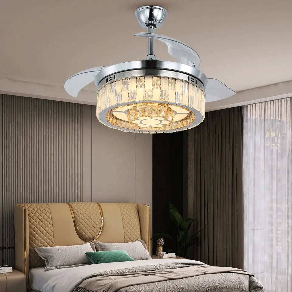 Solara 3-Blade Ceiling Fan With LED Lights For Your Home Kitchen