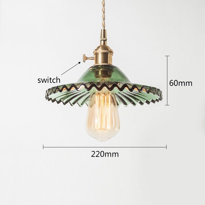 Caleris York geflochtene Glas-Pendelleuchte mit vintage Charme