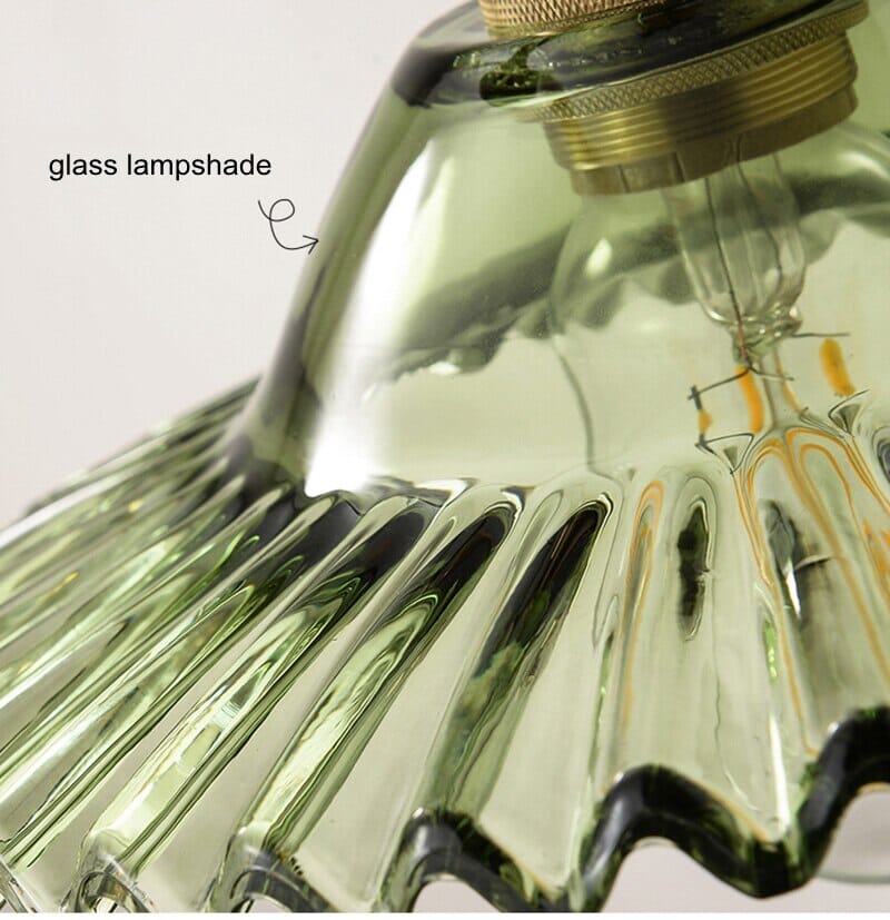 Caleris York geflochtene Glas-Pendelleuchte mit vintage Charme
