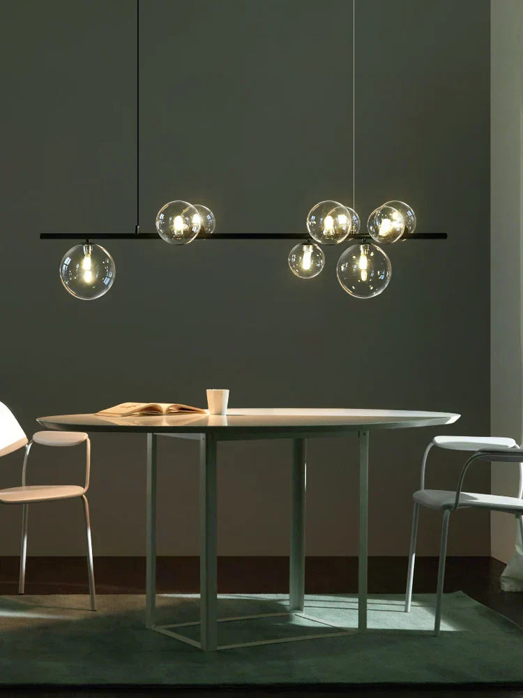 Aether Orb Kronleuchter mit nordischem minimalistischen Design für moderne Innenräume