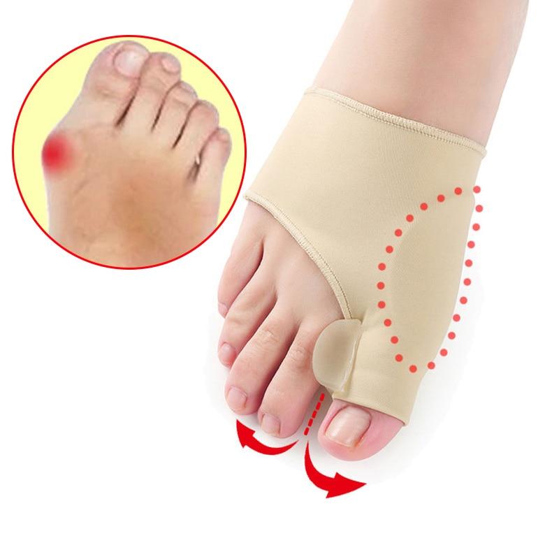 Tala para joanete do hálux valgo - separador de dedo grande do pé em gel macio