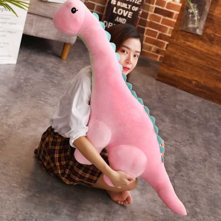 AuroraNest Giant Diplodocus Plush Dinosaur – Three Colors, Three Sizes