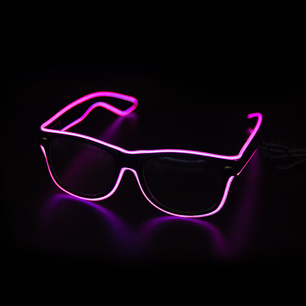 Neonbril - Kleurrijke lichtgevende festivalbril