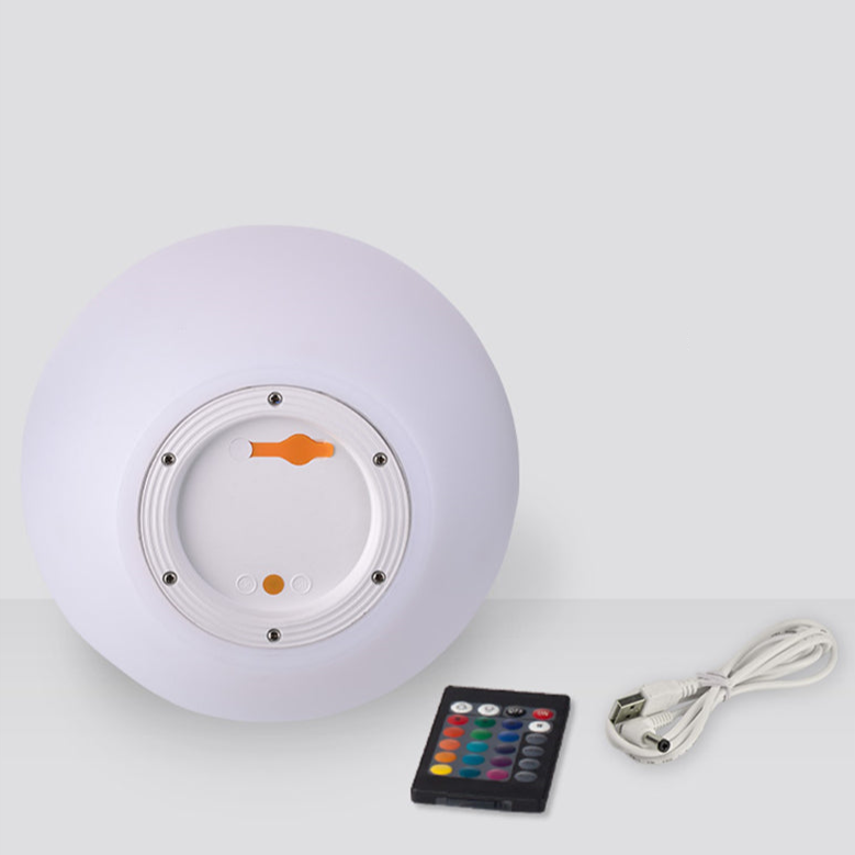 Kabellose LED-Tischlampe Moon — 16 Farben, wiederaufladbare Akkus