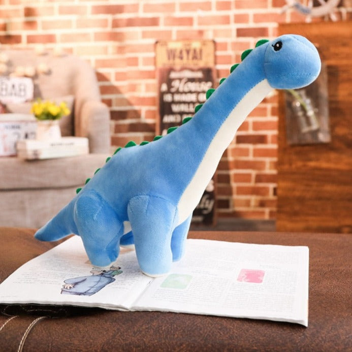 Jättestor mjukisdinosaurie i form av en diplodocus - mjuk och kramgo vän