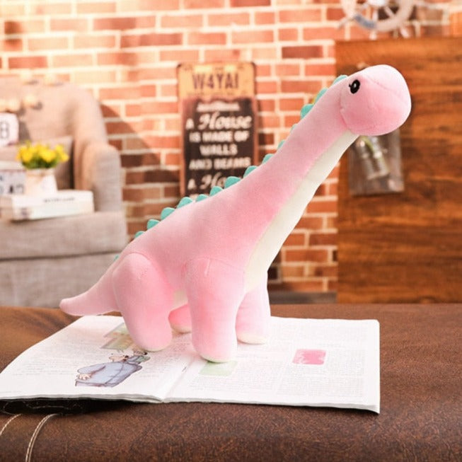AuroraNest Wielki pluszowy dinozaur diplodok — trzy kolory, trzy rozmiary