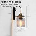 LumiNest Nordic Glass Wall Light With Minimalist Ambience