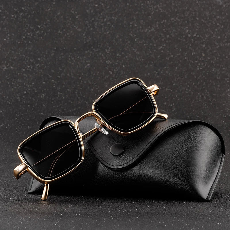 نظارات شمسية Velorum مستقطبة بطابع ستيمبانك — إطار معدني، عدسات 50mm