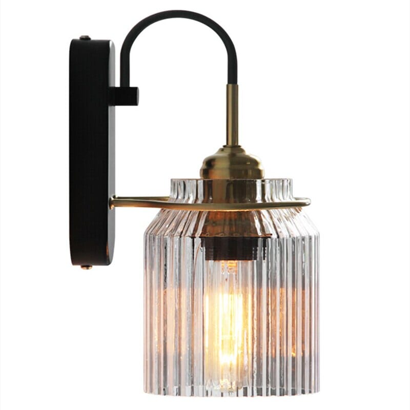 LumiNest Nordic Glass Wall Light With Minimalist Ambience