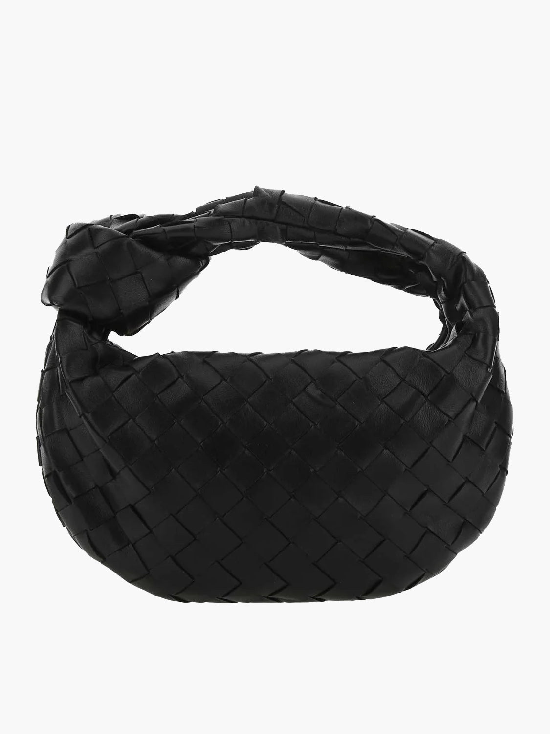 Borsa resistente in pelle vegana — texture intrecciata, design strutturato