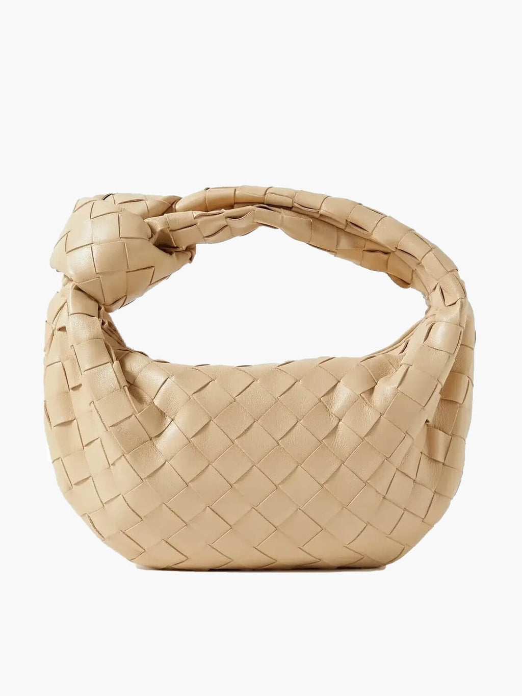 Sac à main en cuir végétalien tressé — Modèle léger à porter à l'épaule