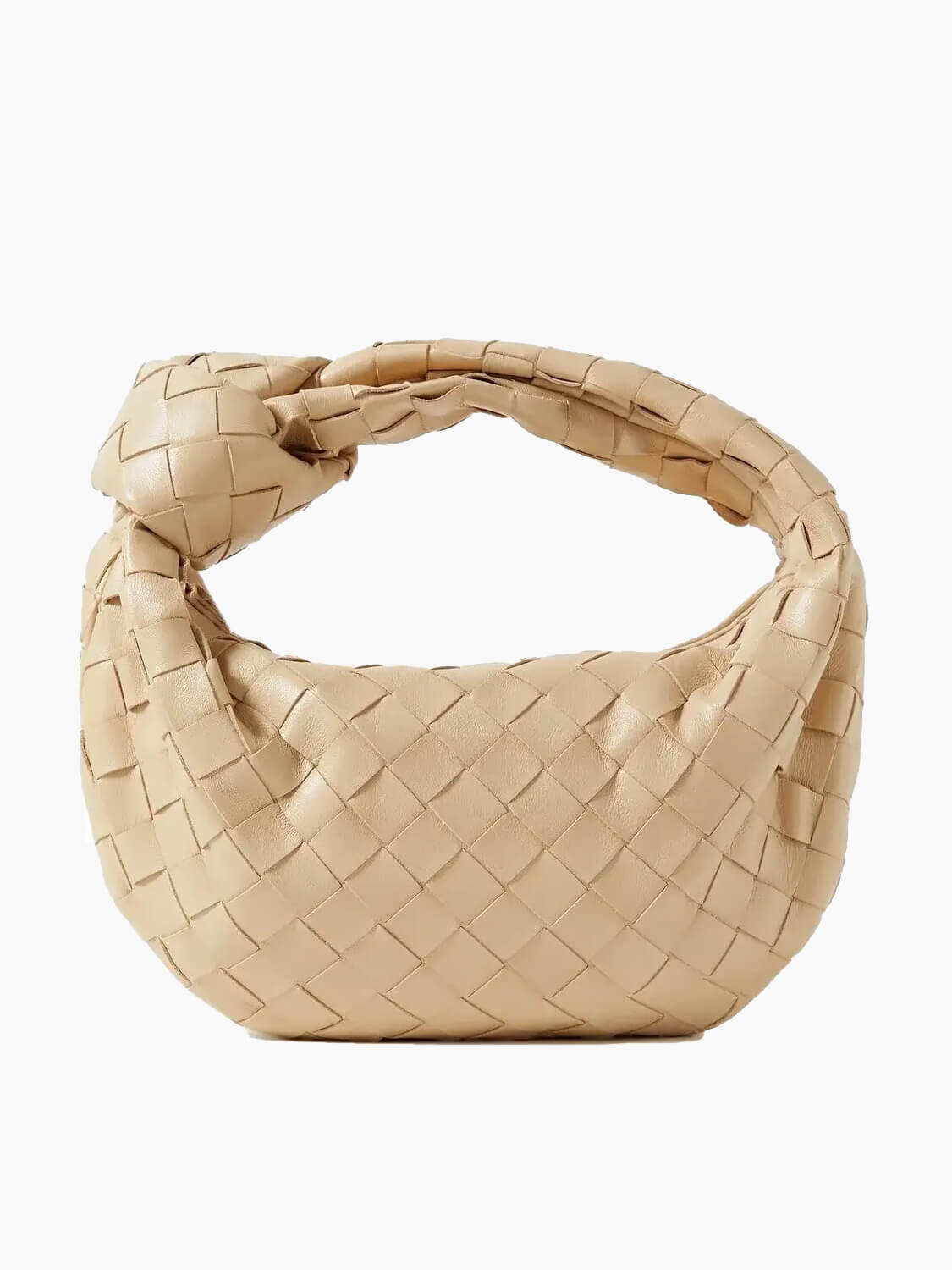 Sac à main en cuir végétalien tressé — Modèle léger à porter à l'épaule