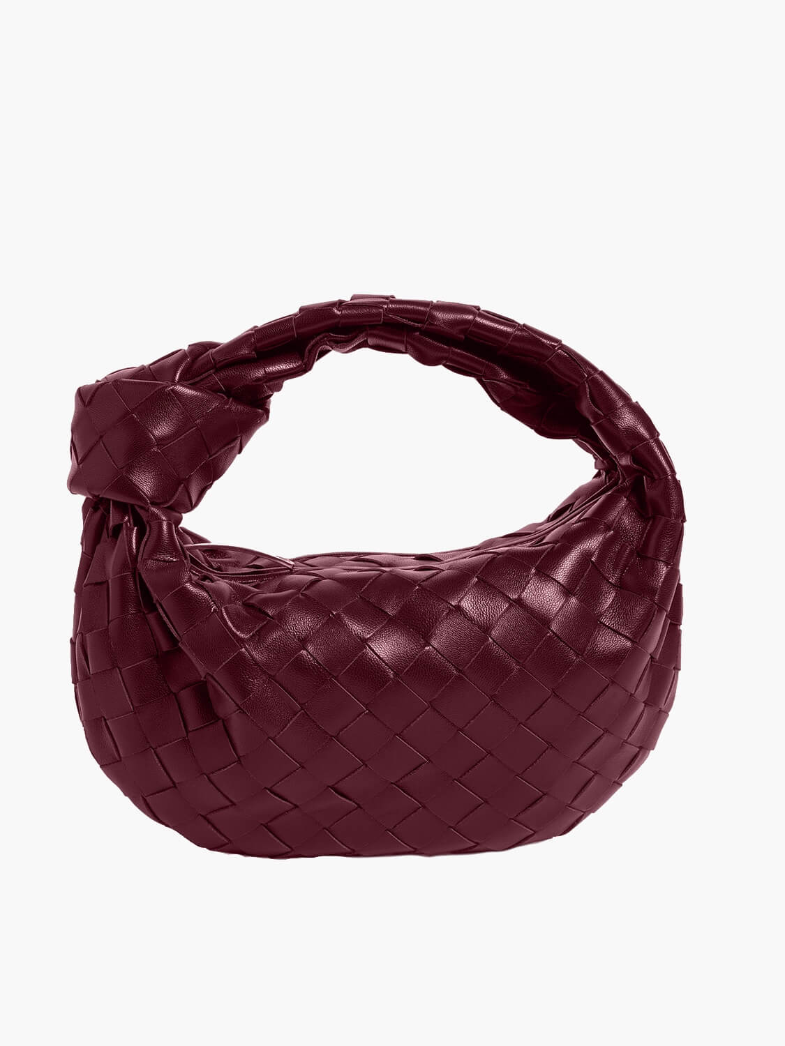 Sac à main en cuir végétalien tressé — Modèle léger à porter à l'épaule