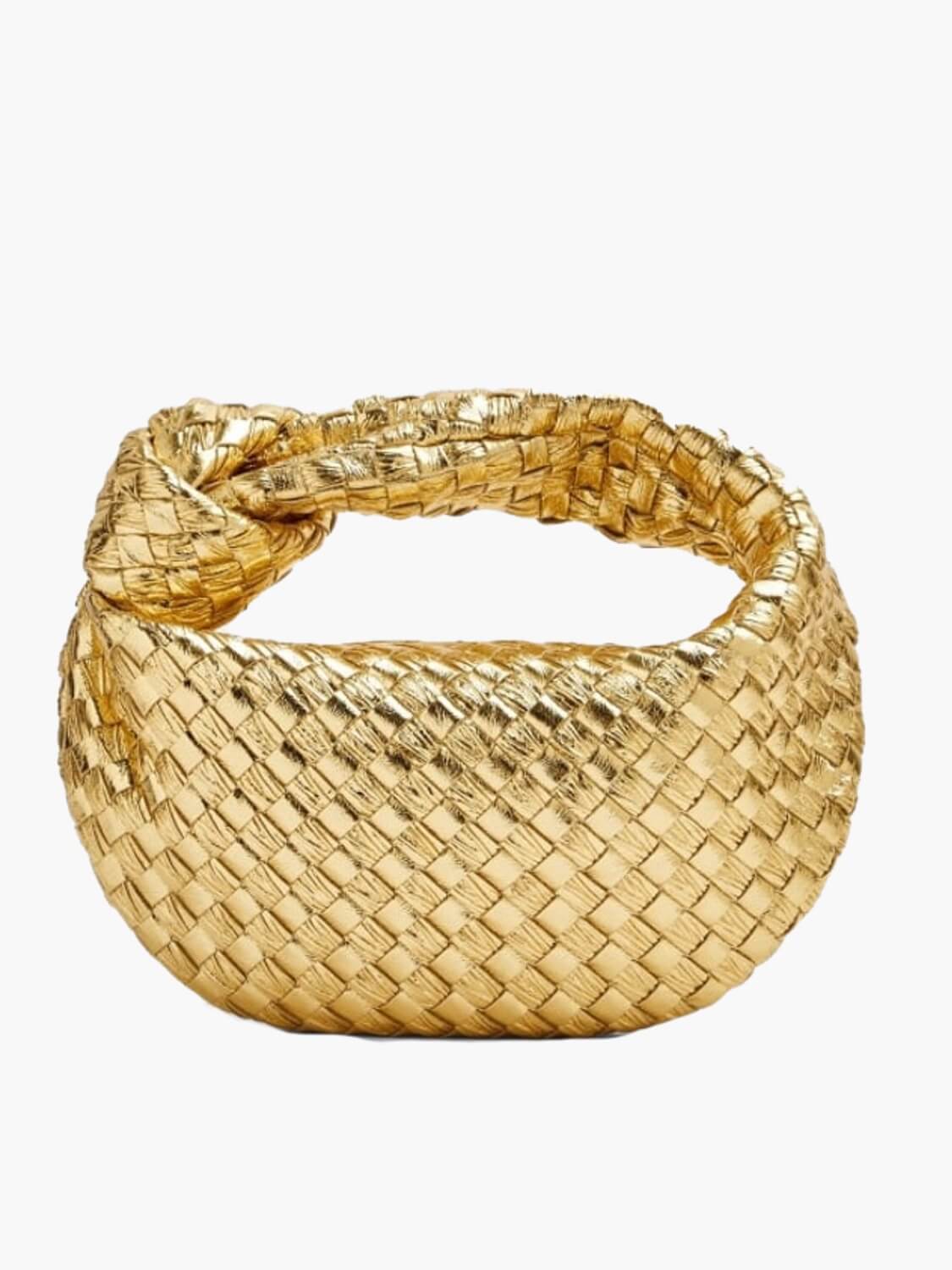 Borsa resistente in pelle vegana — texture intrecciata, design strutturato